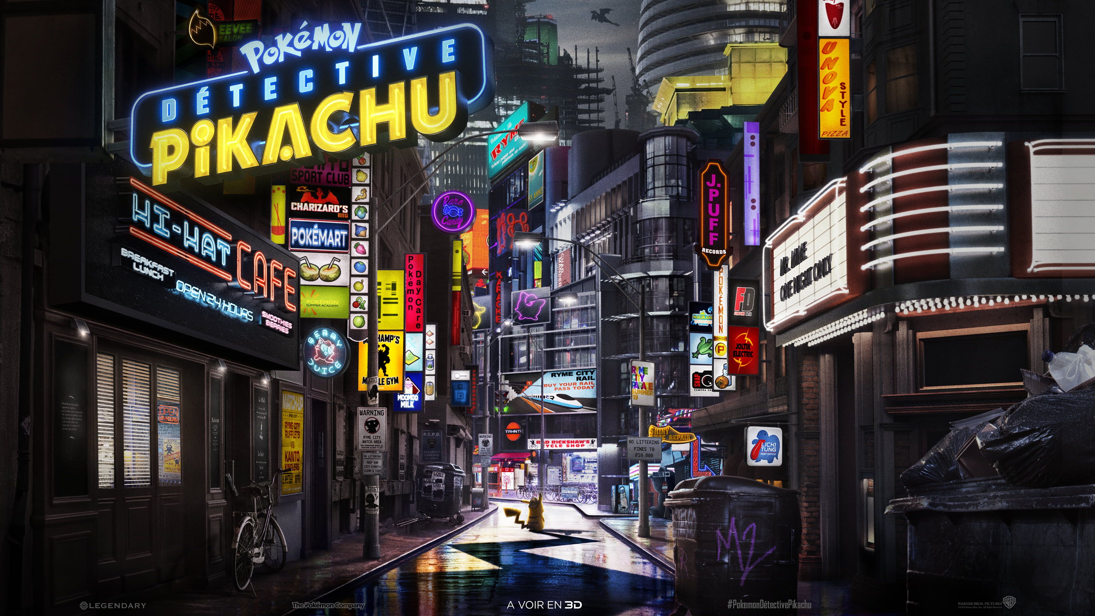 Pikachu #movies #Pokémon #city #road Pokémon Detective Pikachu K # wallpaper #hdwallpaper #desktop. Pikachu wallpaper, Pokemon, Pikachu