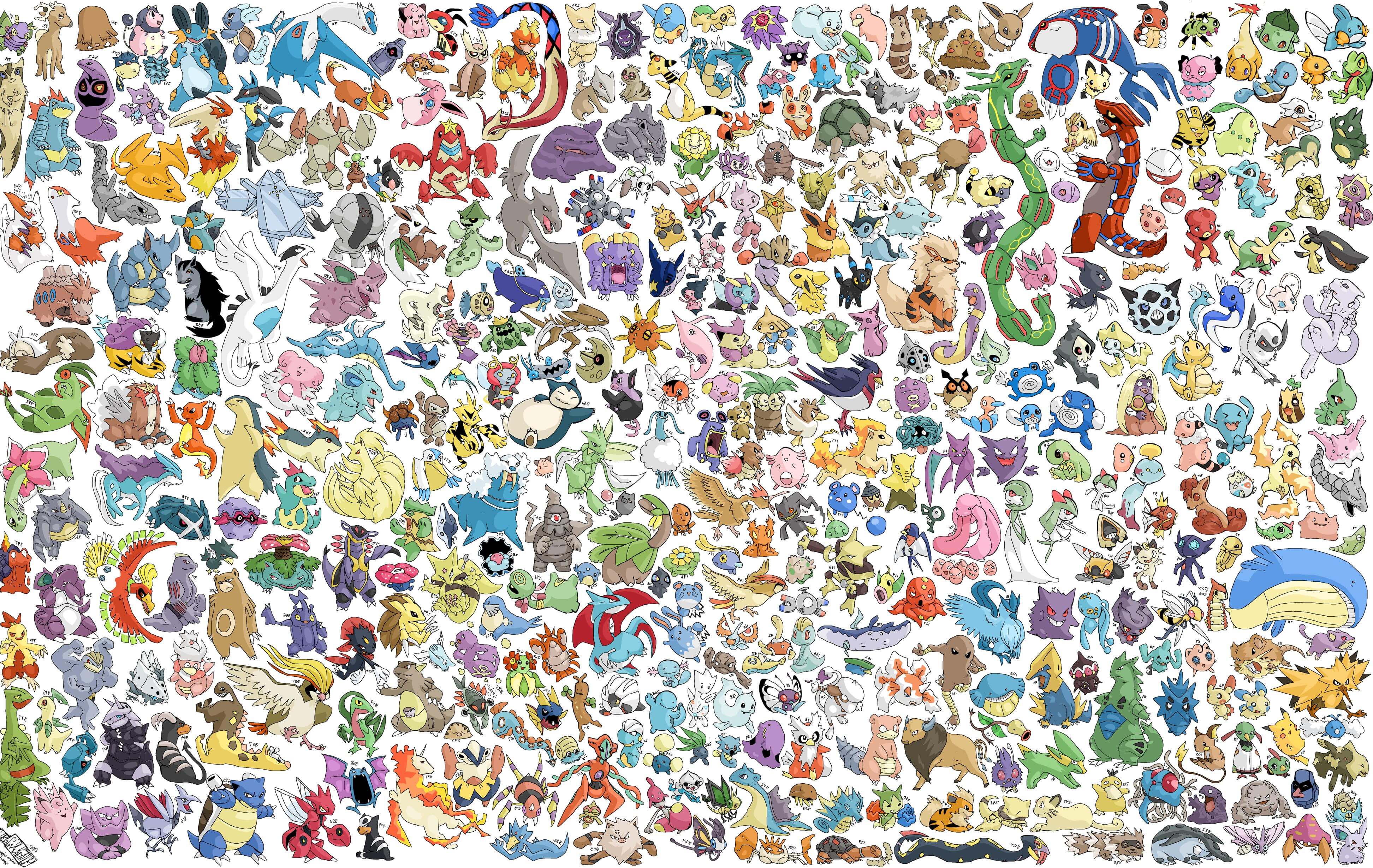 All Pokemon HD Wallpaper