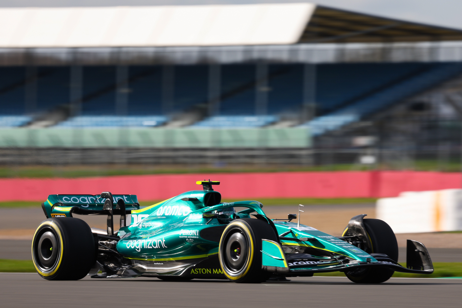 Gallery: Aston Martin's 2022 car hits the track for the first time