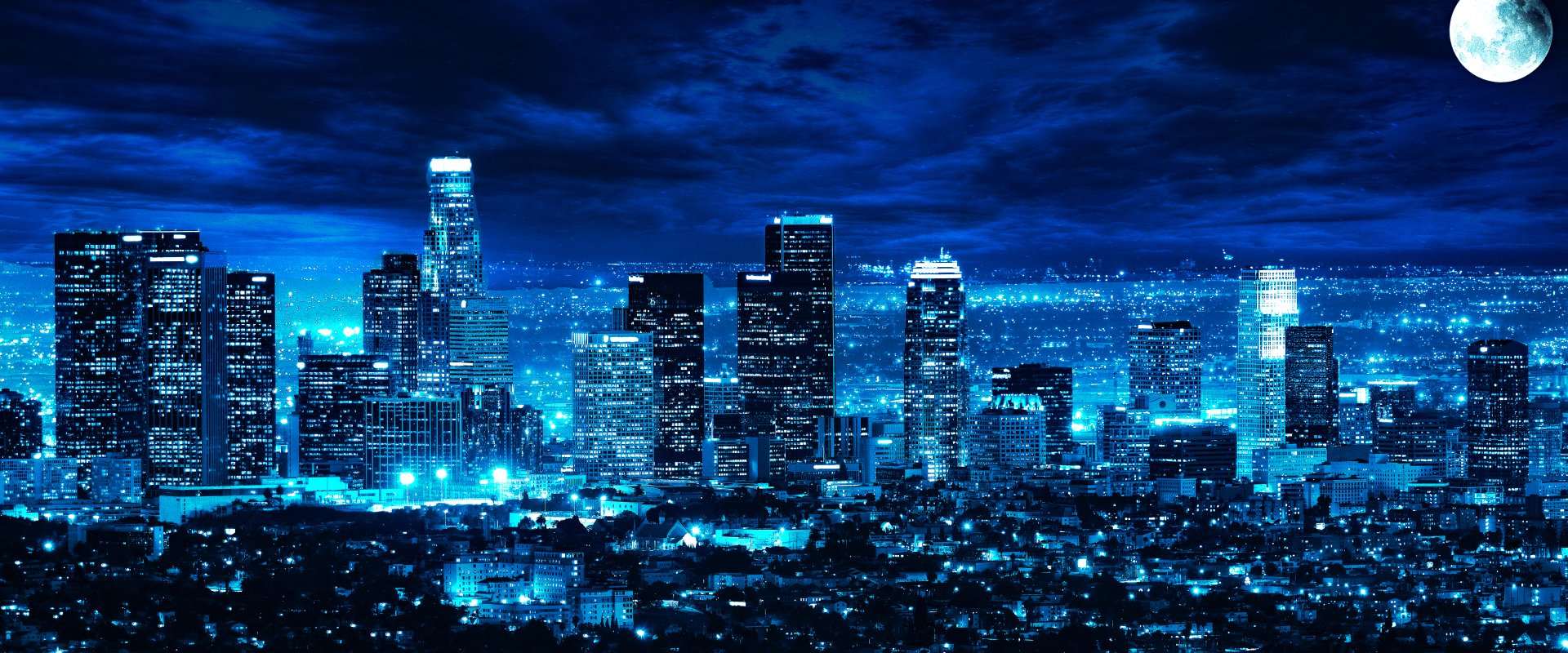 Los Angeles Skyline night time