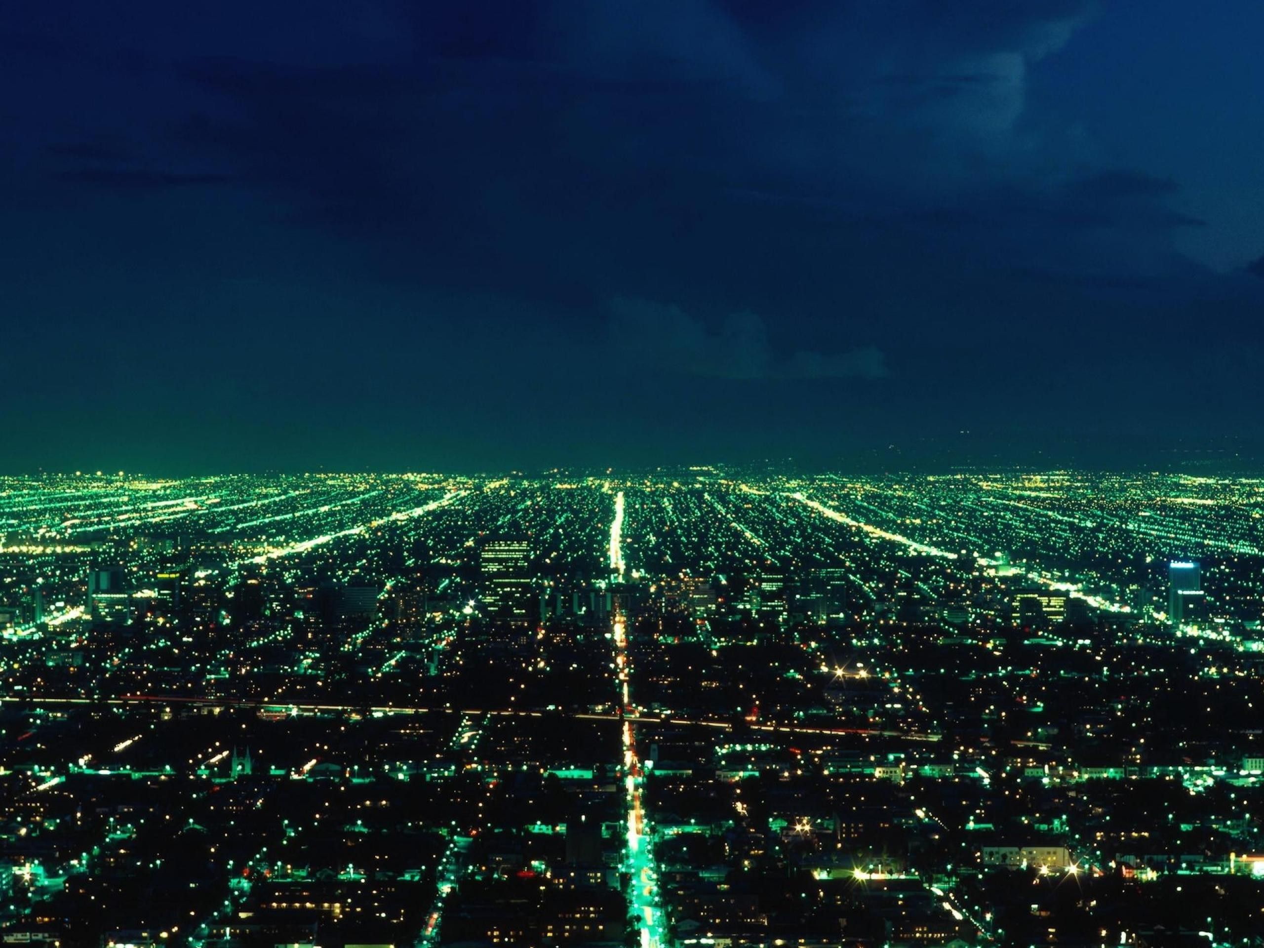 City Skyline at Night wallpaper. City wallpaper, Night city, Landscape photography