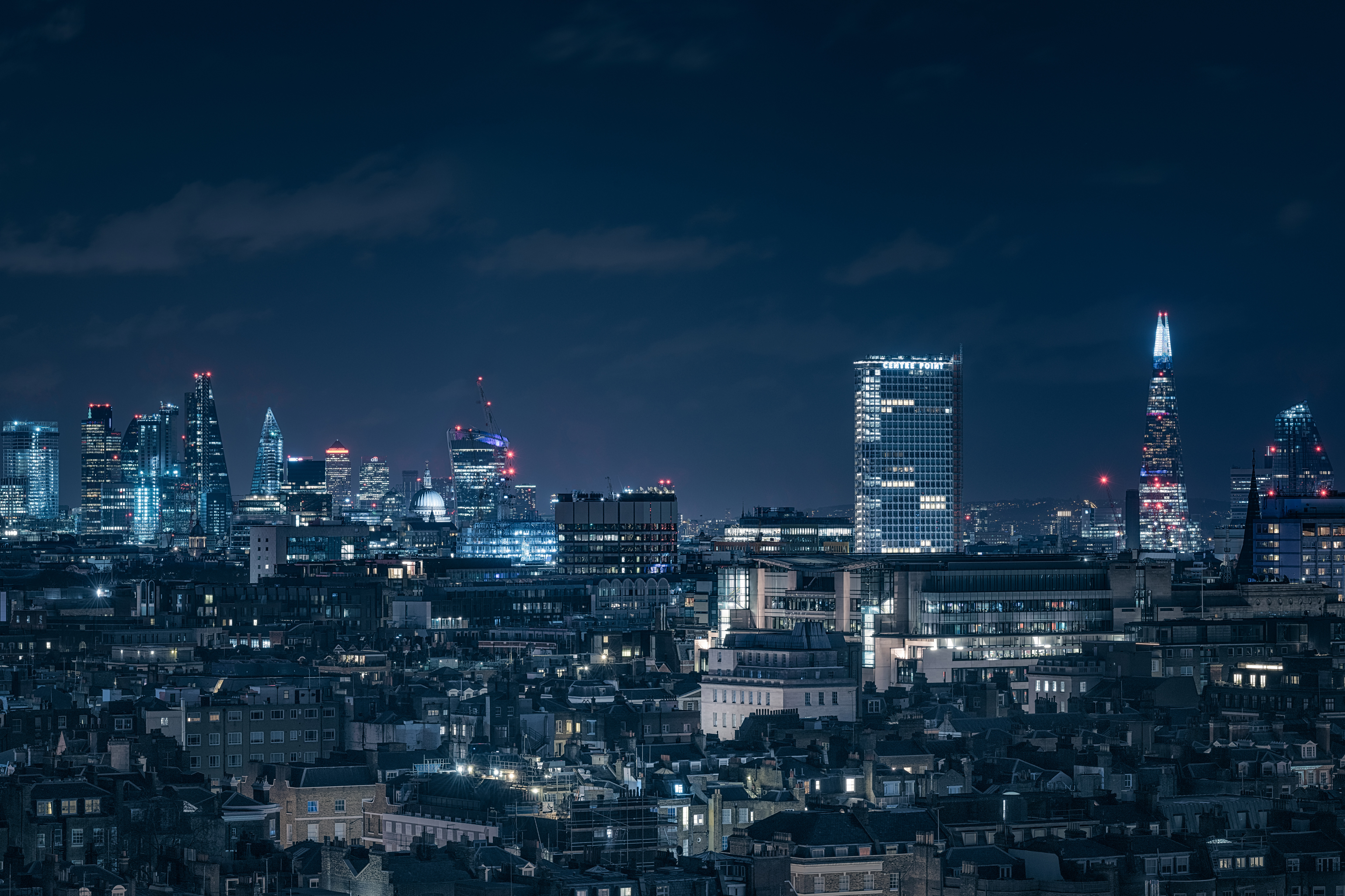 London Chasing Skylines Nightscape 8k 8k HD 4k Wallpaper, Image, Background, Photo and Picture