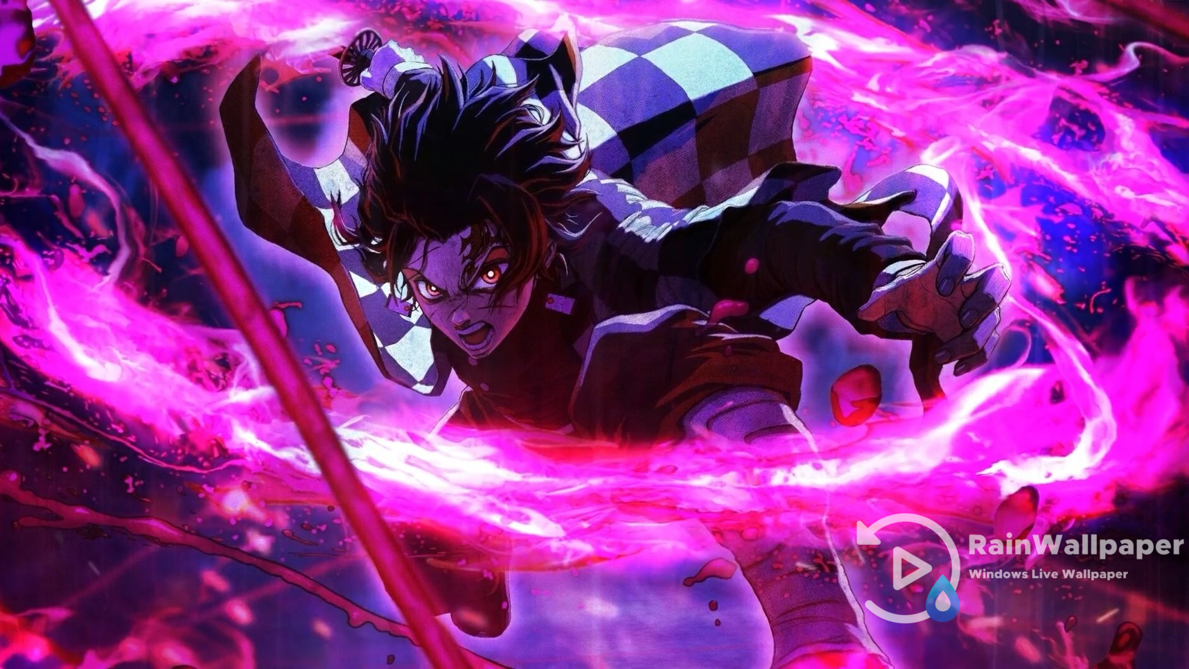 Demon Slayer Glow Art Wallpapers Wallpaper Cave