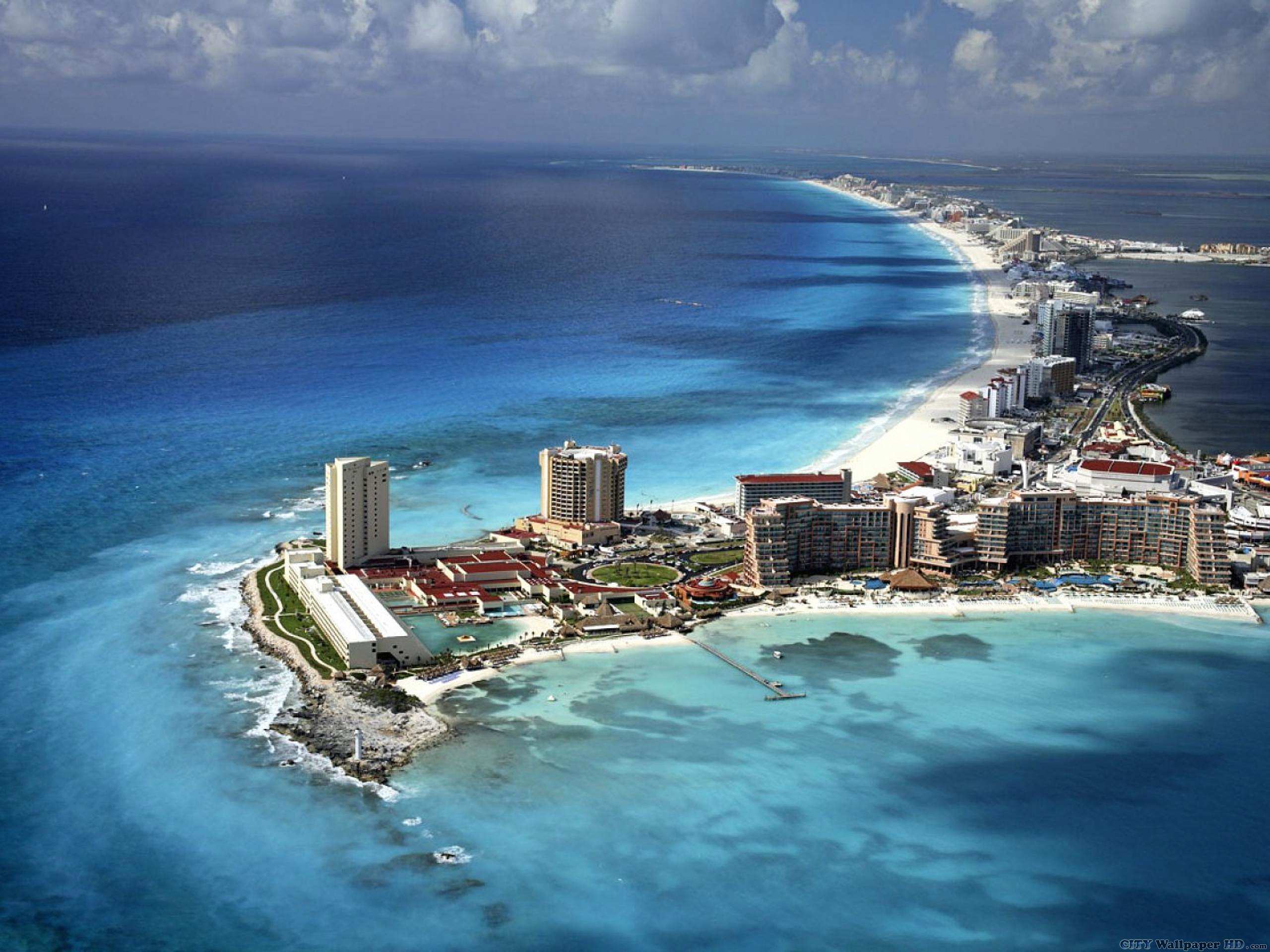 Cancún, Mexico wallpaper. Image of cities and countries for the laptop. Cancun, Mexico, water