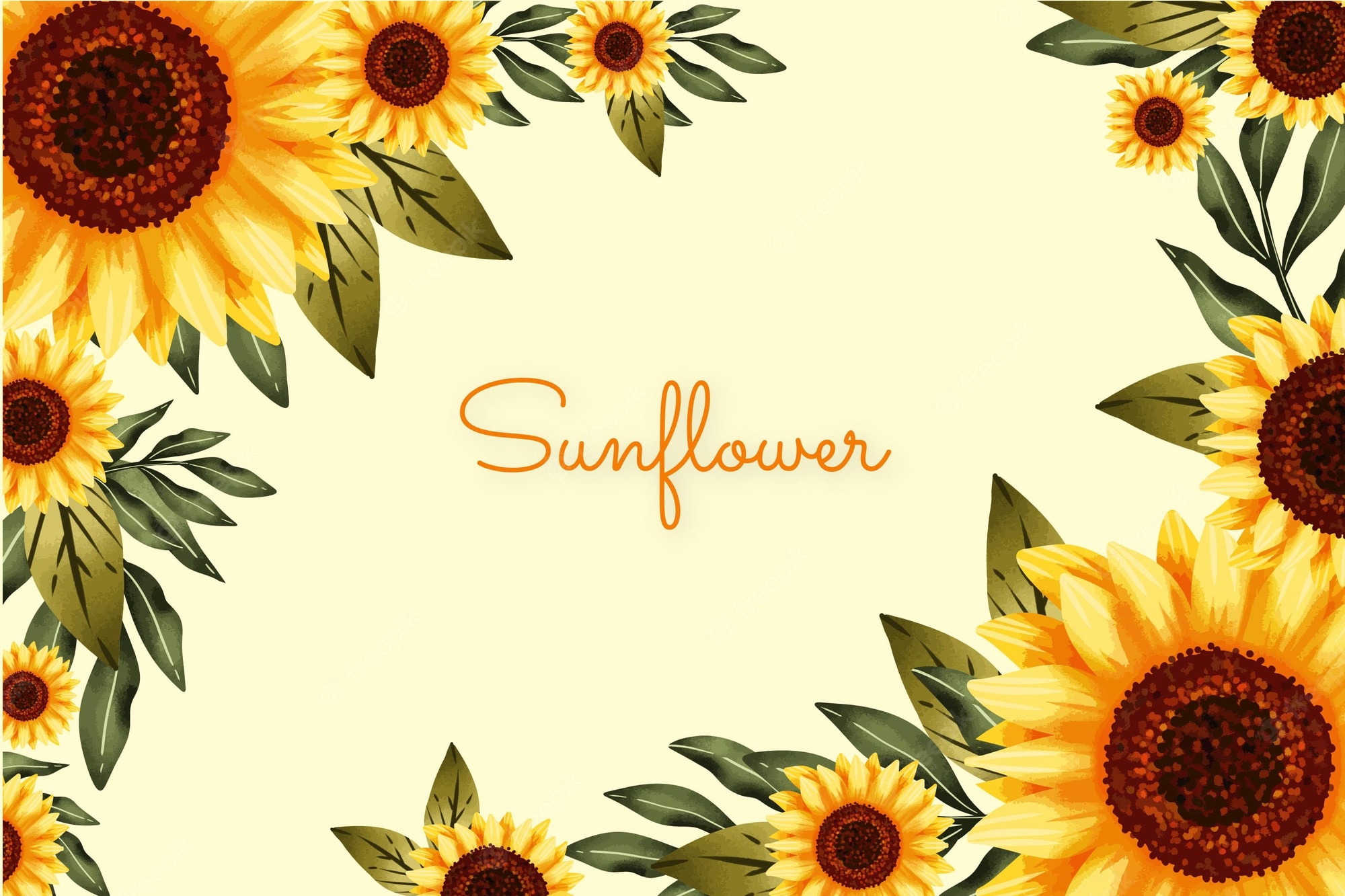 Sunflower Image. Free Vectors, & PSD