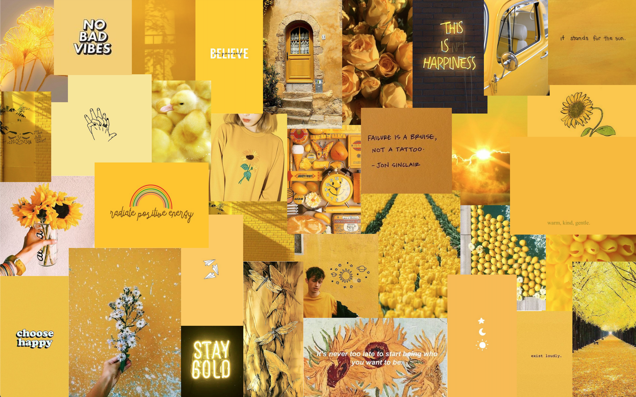 Cute Aesthetic Yellow Laptop Wallpaper Free Cute Aesthetic Yellow Laptop Background