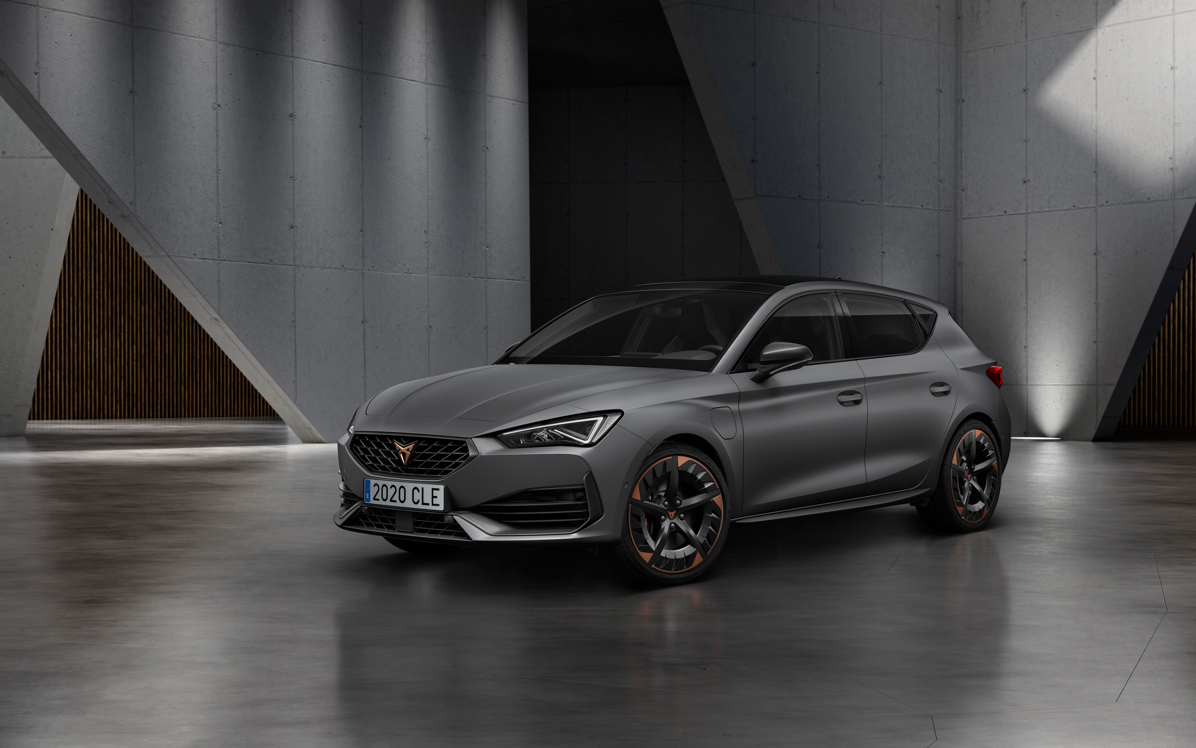 Download wallpaper Cupra Leon eHybrid, 4k, PHEV cars, 2020 cars, spanish cars, Seat for desktop with resolution 3840x2400. High Quality HD picture wallpaper