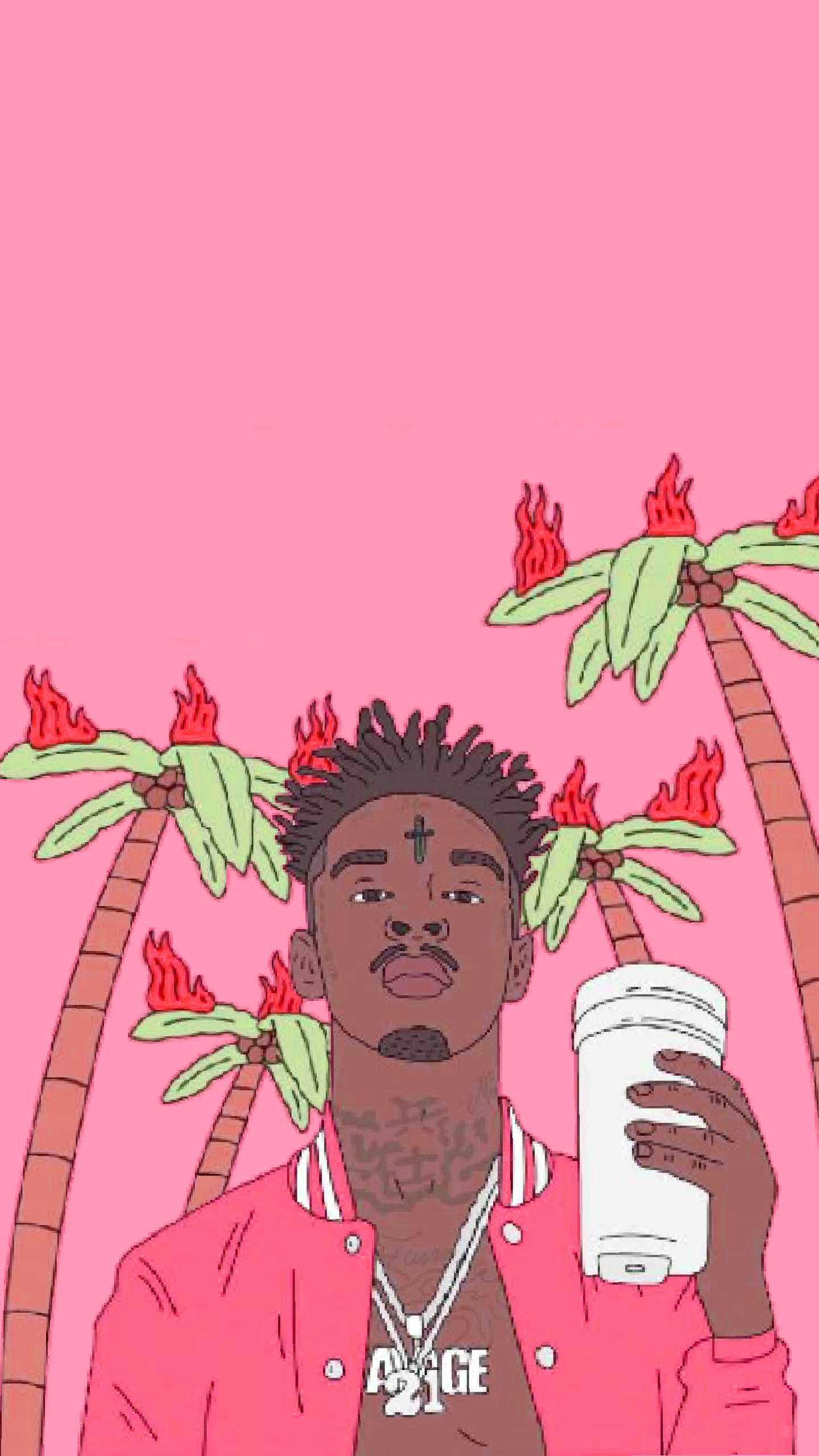 21 savage aesthetic wallpaper (collage)