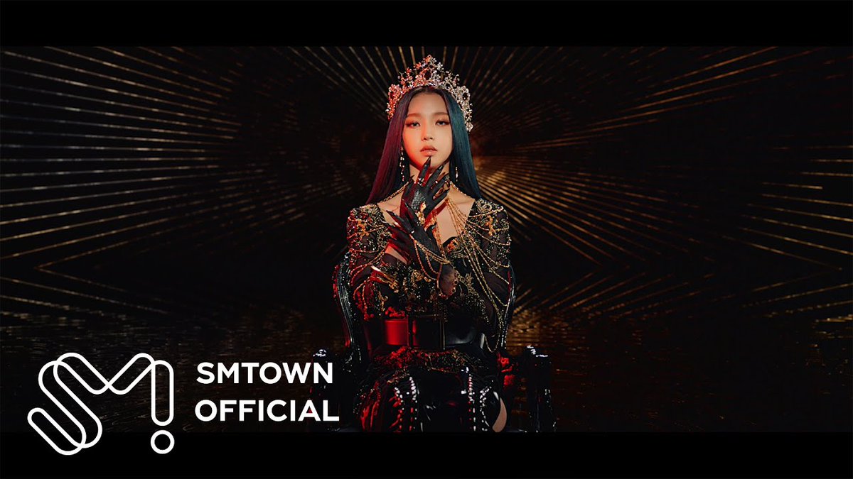 allkpop are ready to take the throne in 'Black Mamba' intro video & Karina's teaser image