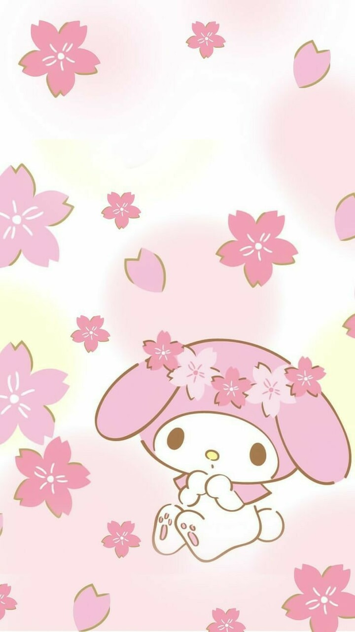 image about My Melody Wallpaper sets. See more about wallpaper, background and lockscreen