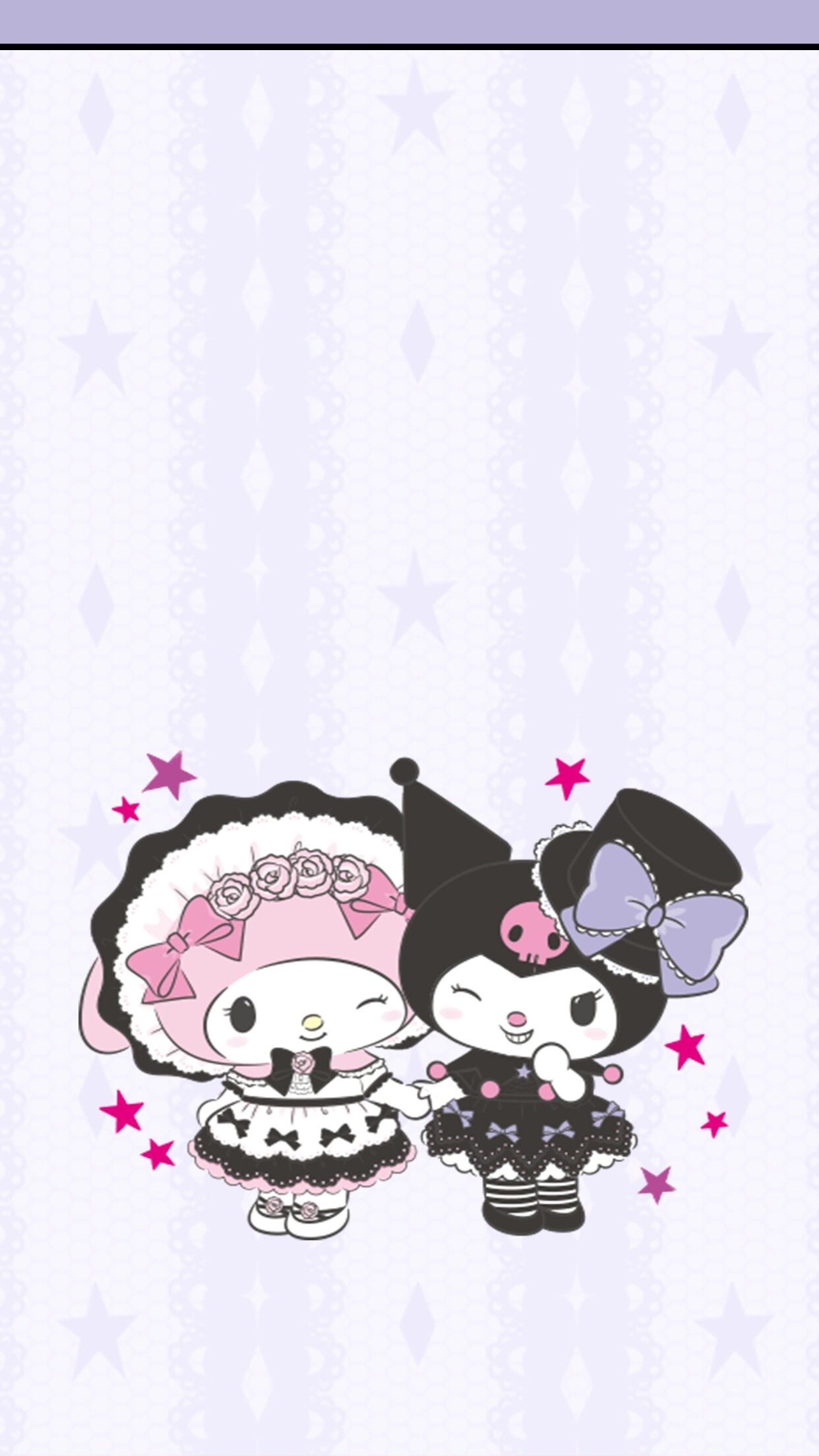 Kuromi And Melody Wallpaper