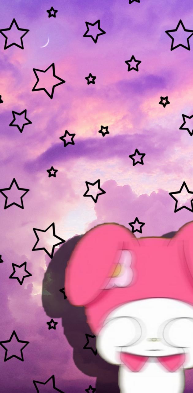 My Melody Glitch wallpaper