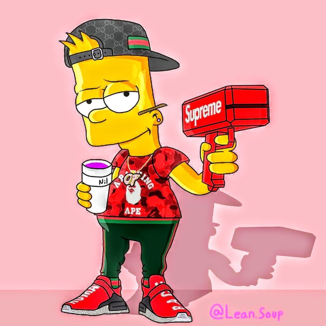 Bart Drip Wallpaper