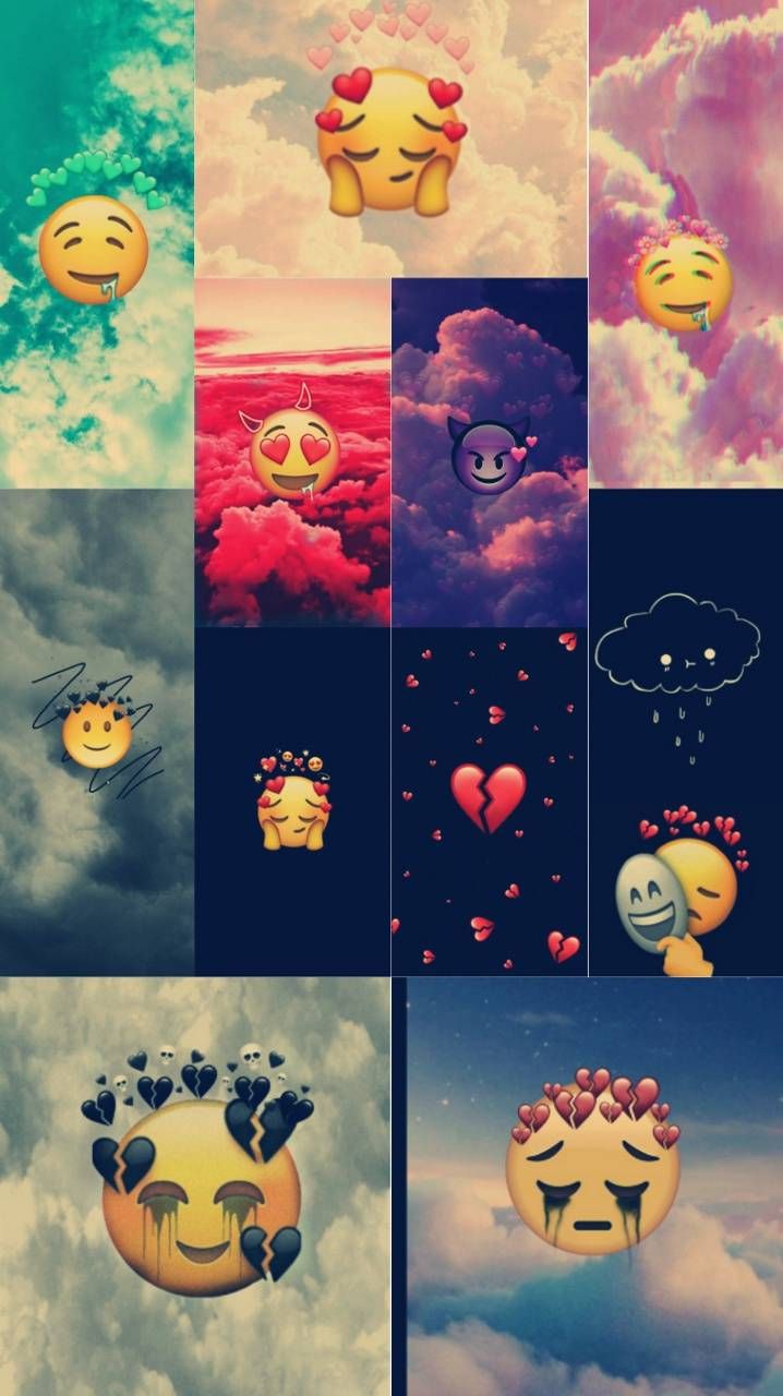 Emoji lovers Wallpaper by Jugheadfan. Cute emoji wallpaper, Wallpaper iphone neon, iPhone wallpaper girly