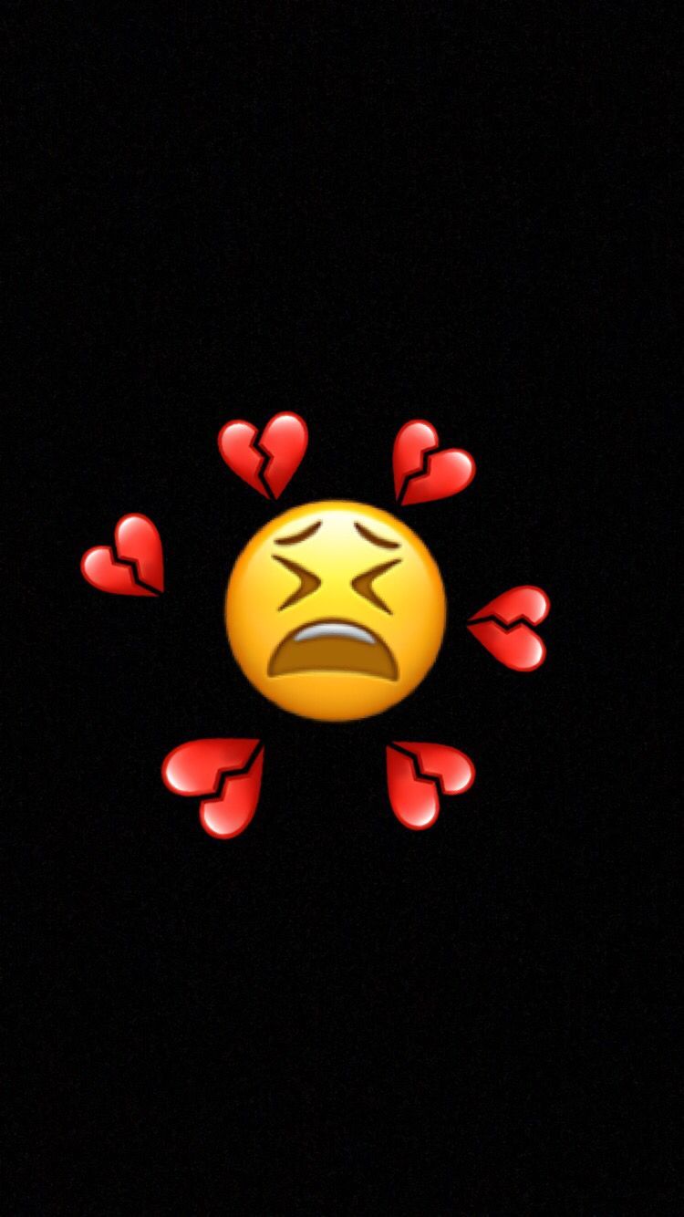 Emoji Broken Heart Wallpaper Free Emoji Broken Heart Background