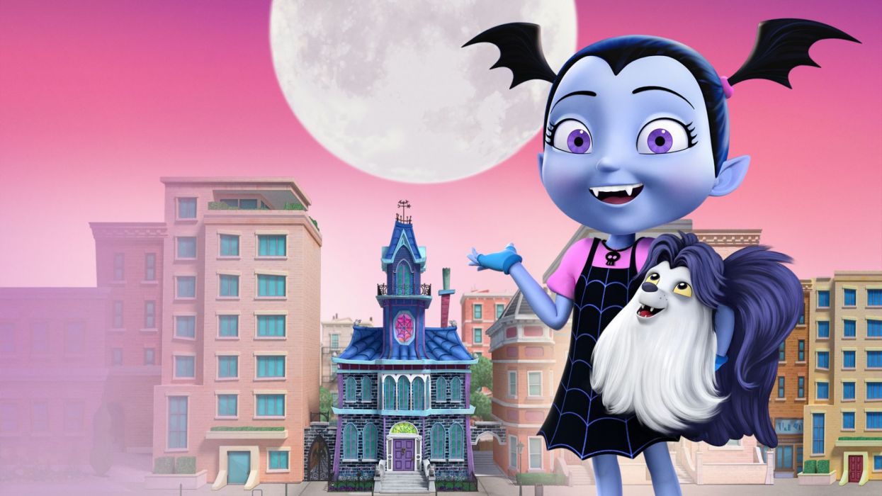 Vampirina disney junior cartoons wallpaperx1080