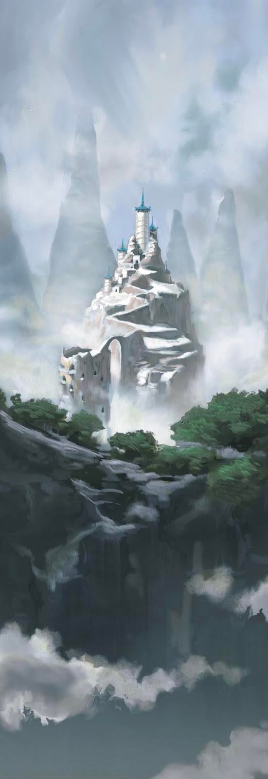 Southern(?) Air Temple wallpaper (from Avatar: The Last Airbender The Art of the Animated Series)