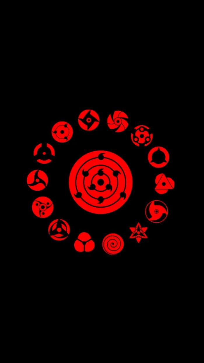 Multiple Sharingan Wallpaper Naruto
