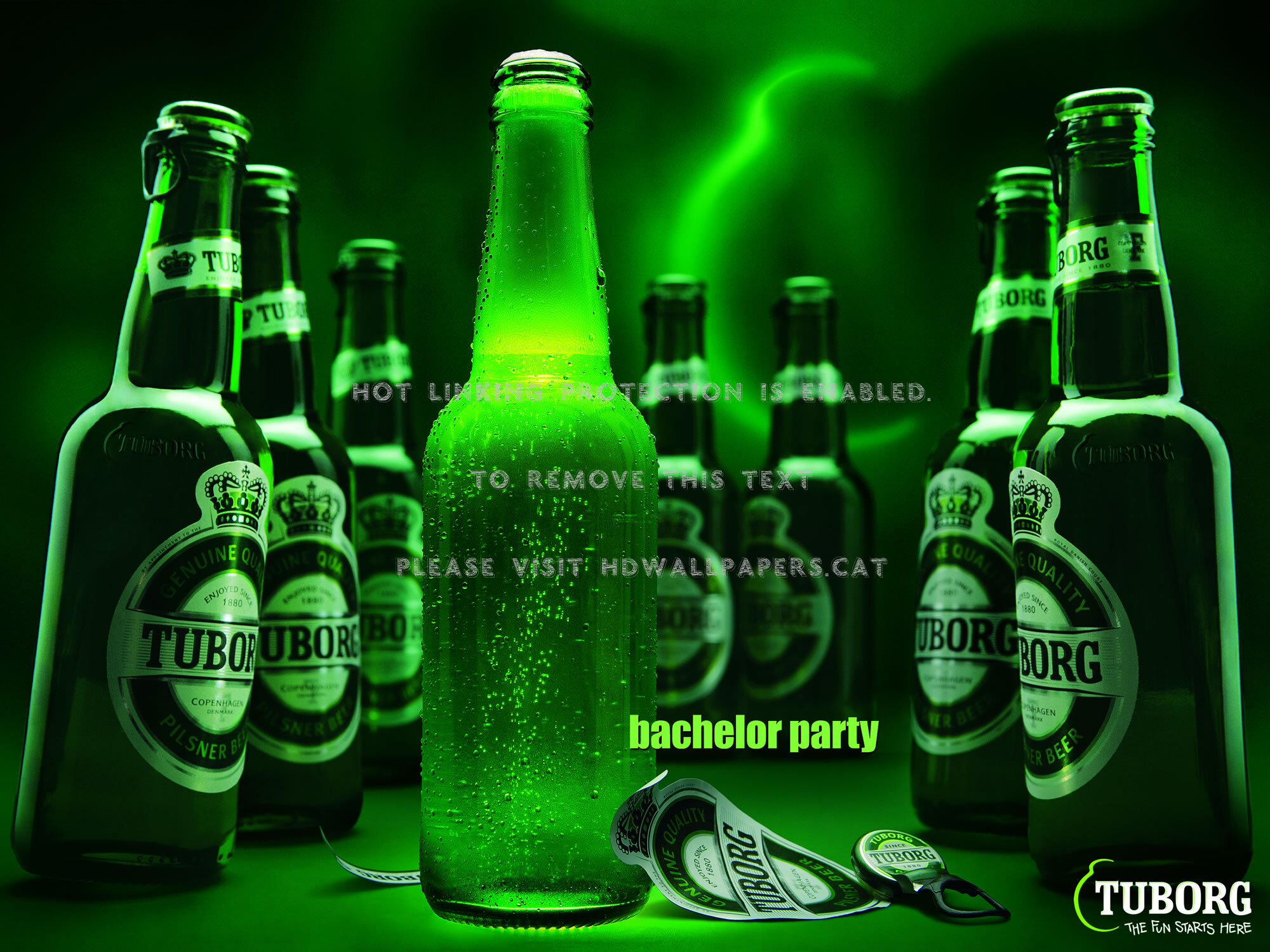 tuborg beer drink bottles alcohol abstract