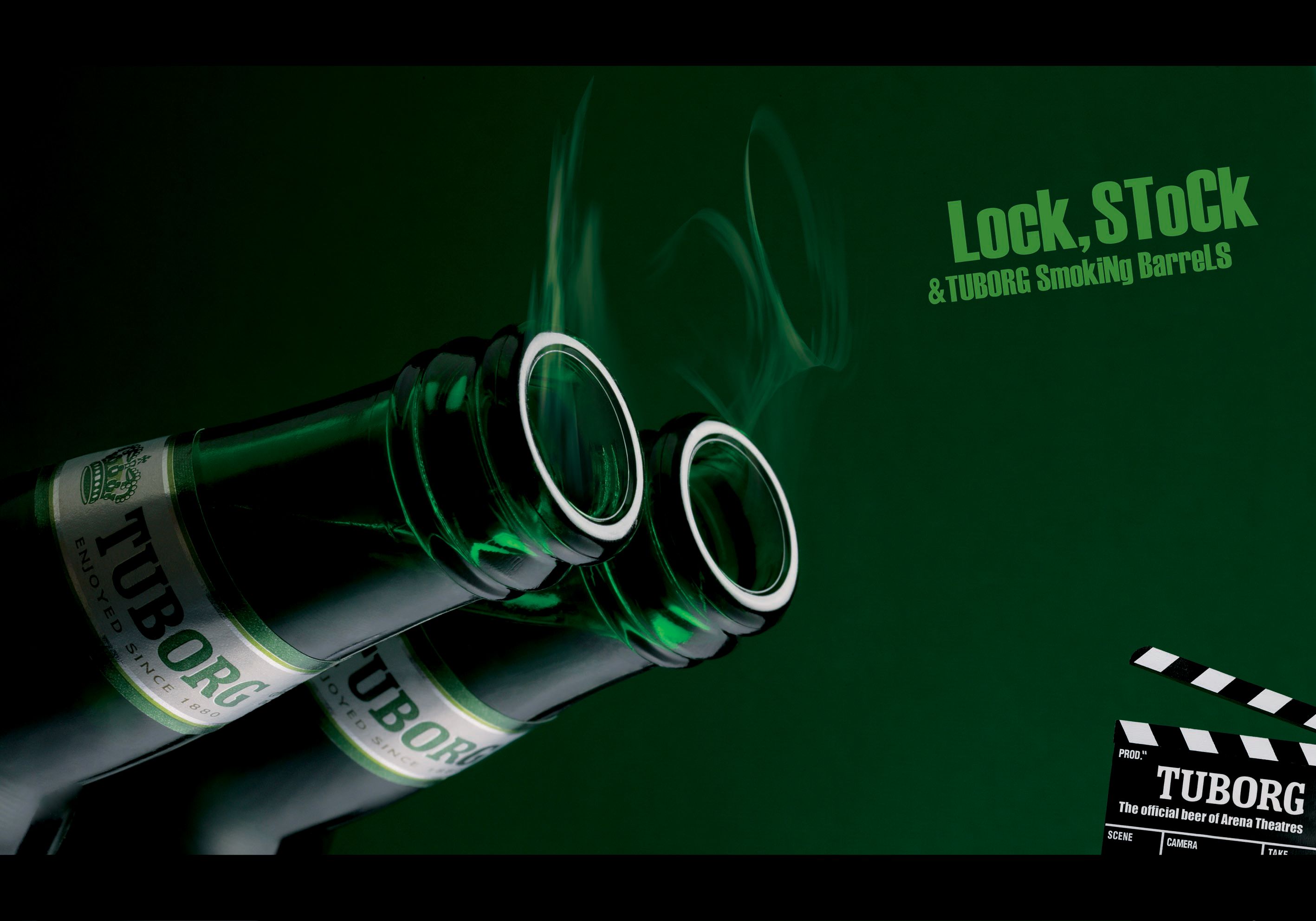 Green Tuborg Beer Alcohol wallpaper background. Пиво