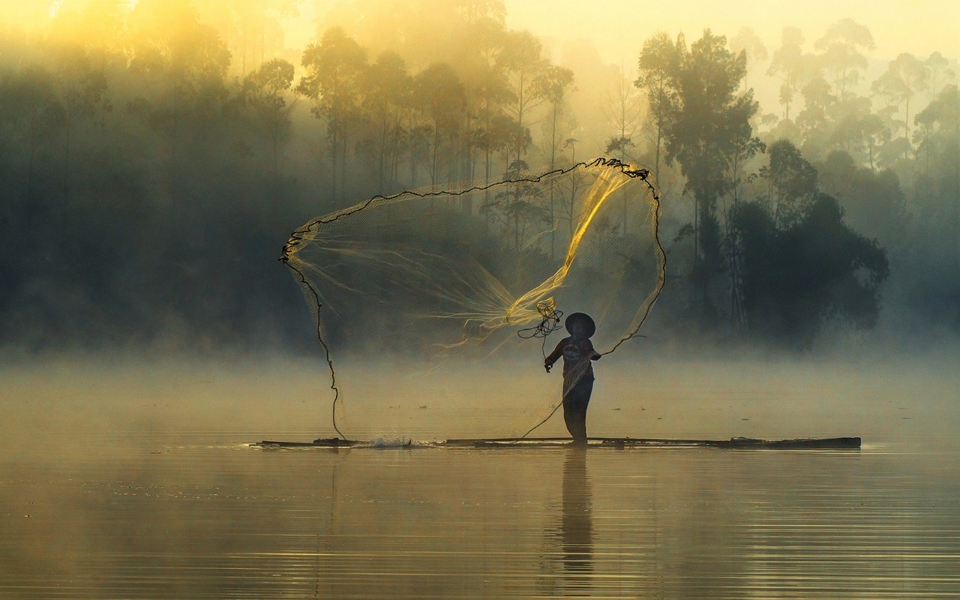 HD wallpaper: fishing, netting, port, full frame, backgrounds