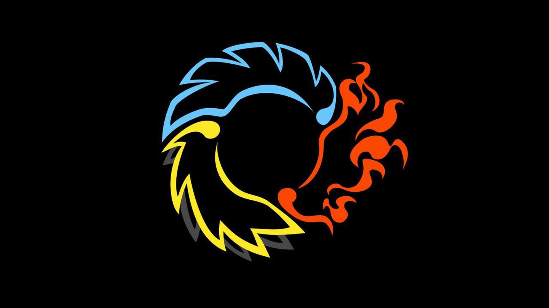 Cartoon Moltres Articuno Zapdos In Black Background HD Pokemon Wallpaper
