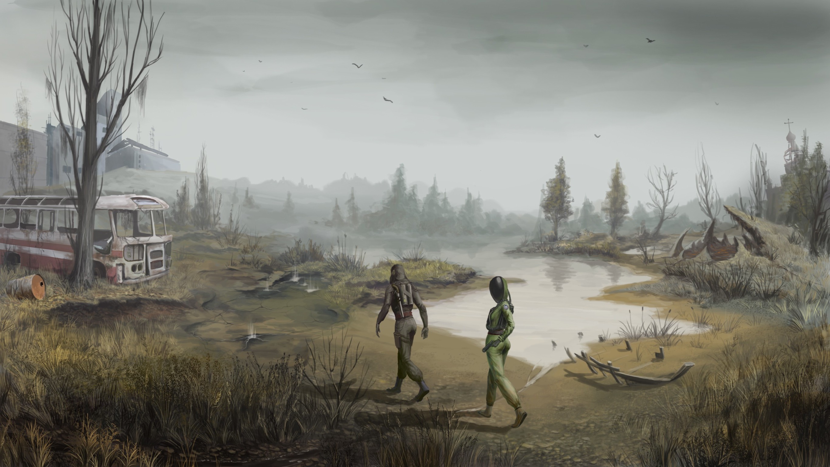 S.T.A.L.K.E.R., Video Games, Artwork Wallpaper HD / Desktop and Mobile Background