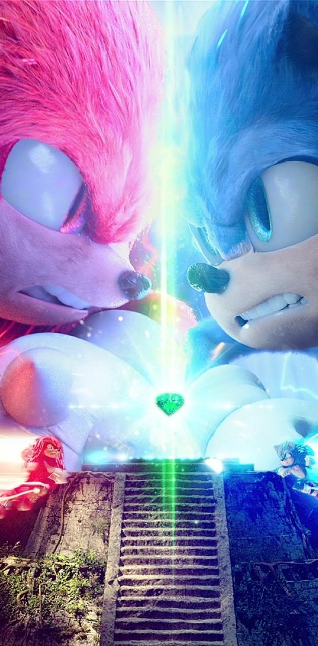 Sonic vs Knuckles wallpaper