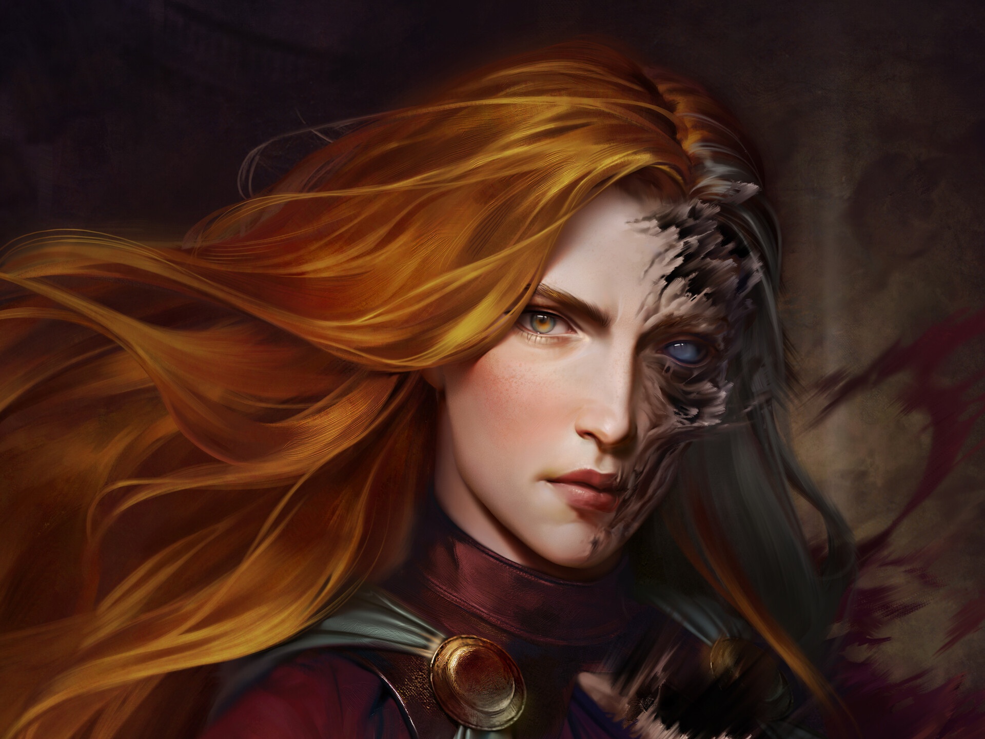 Orange Hair HD Wallpaper and Background
