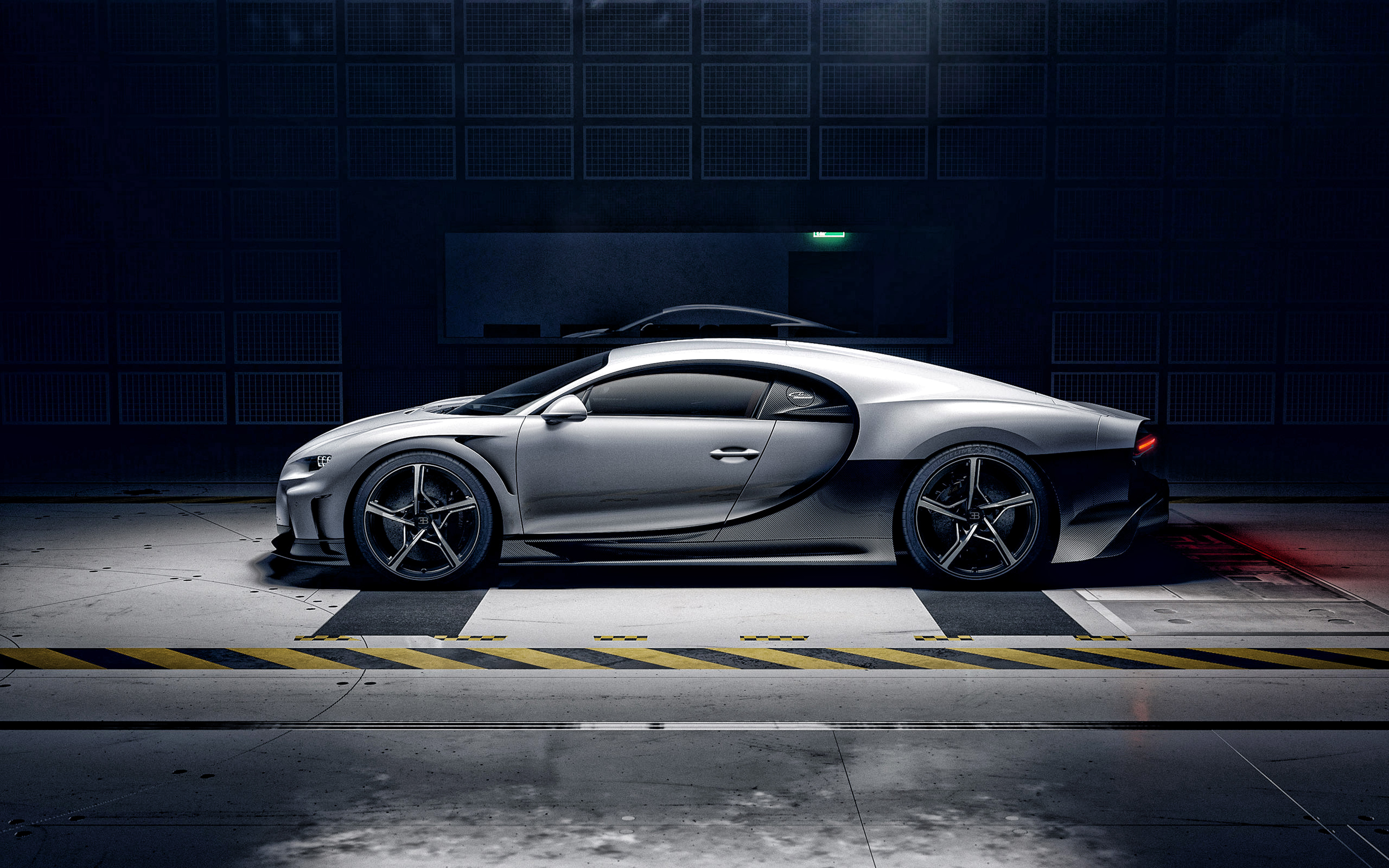 Download wallpaper 2022, Bugatti Chiron Super Sport, 4k, side view, exterior, hypercar, new Chiron Super Sport, luxury sports coupe, Bugatti for desktop with resolution 3840x2400. High Quality HD picture wallpaper