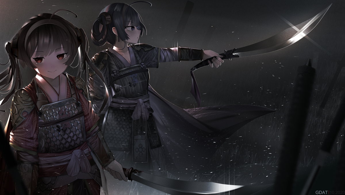 Ning Hai and Ping Hai from Azur Lane