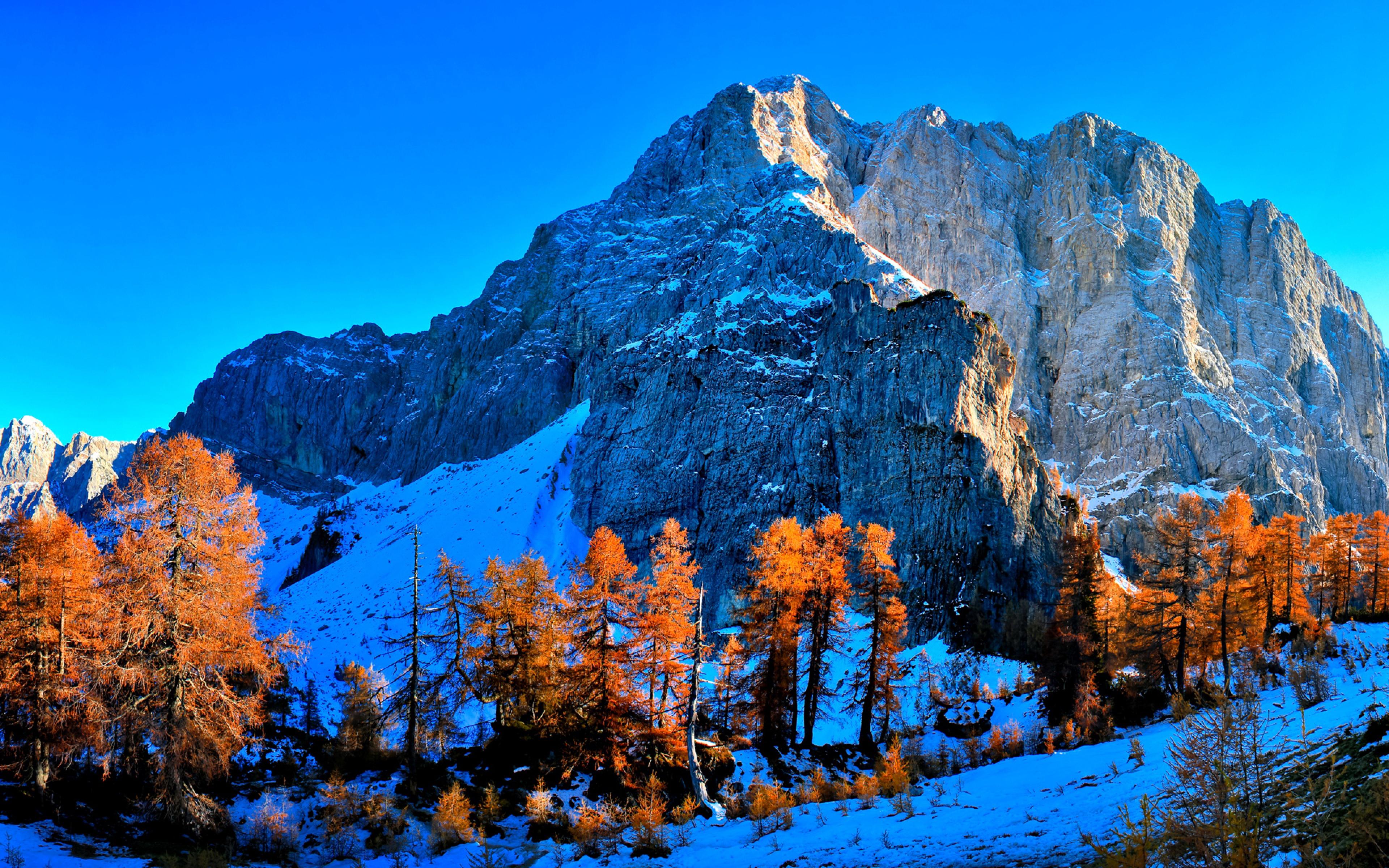 macOS Sierra Mountain Snow Alpenglow 4K Wallpaper iPhone HD Phone 4450f