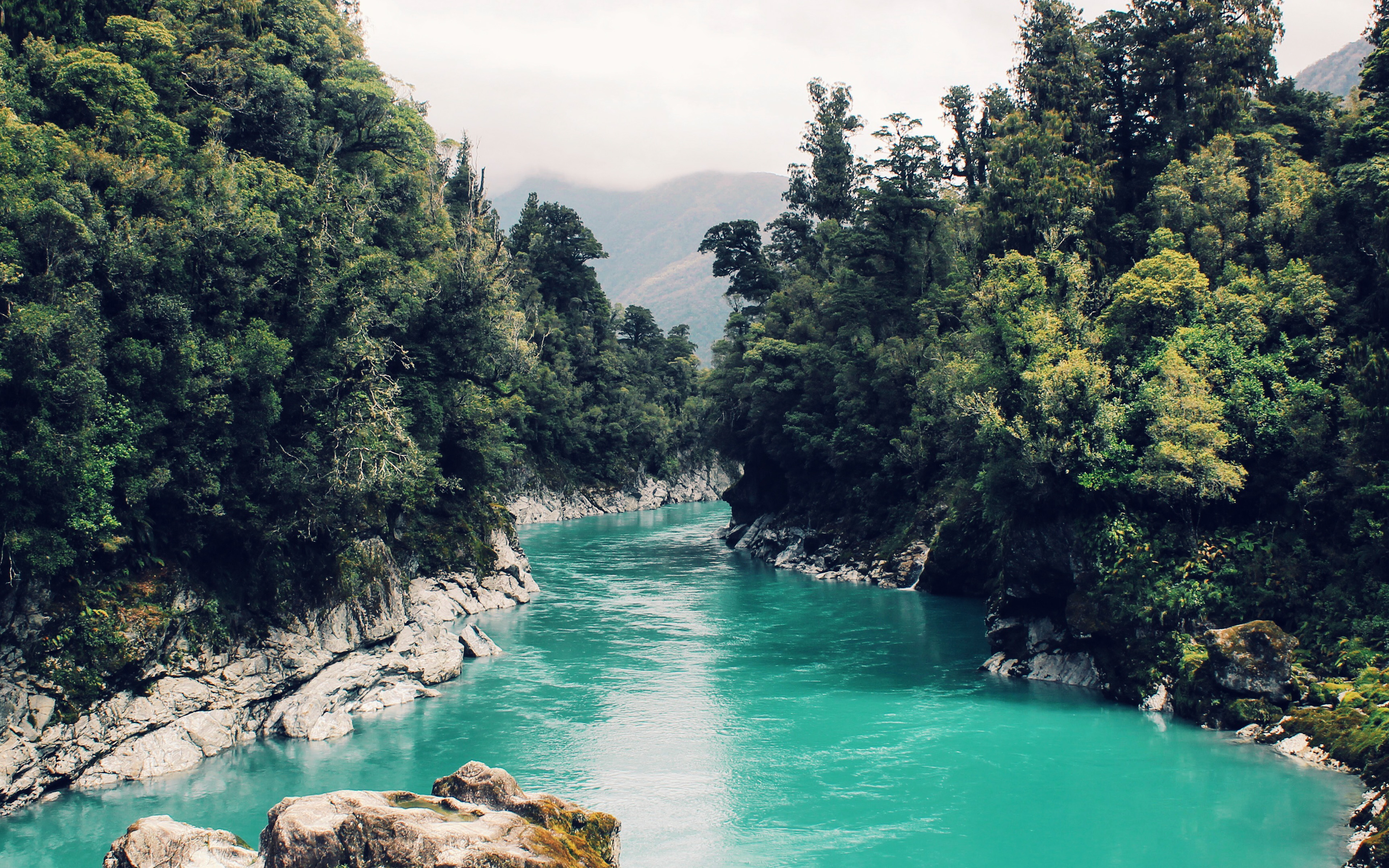 Wood River Mountain Summer Nature Wallpaper