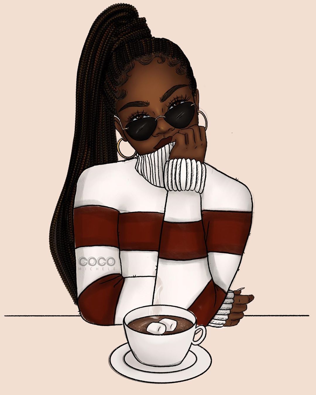 Free download Black Cartoon Characters Girl Wallpaper