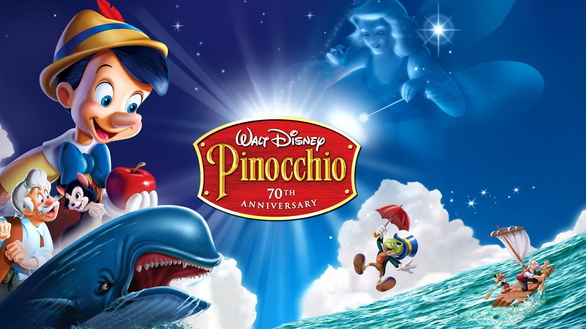 Walt Disney Pinocchio First Time Ever On 2 Disc Platinum Edition Disney Blu Ray & Dvd Desktop Wallpaper Background Free Download 1920x1200, Wallpaper13.com