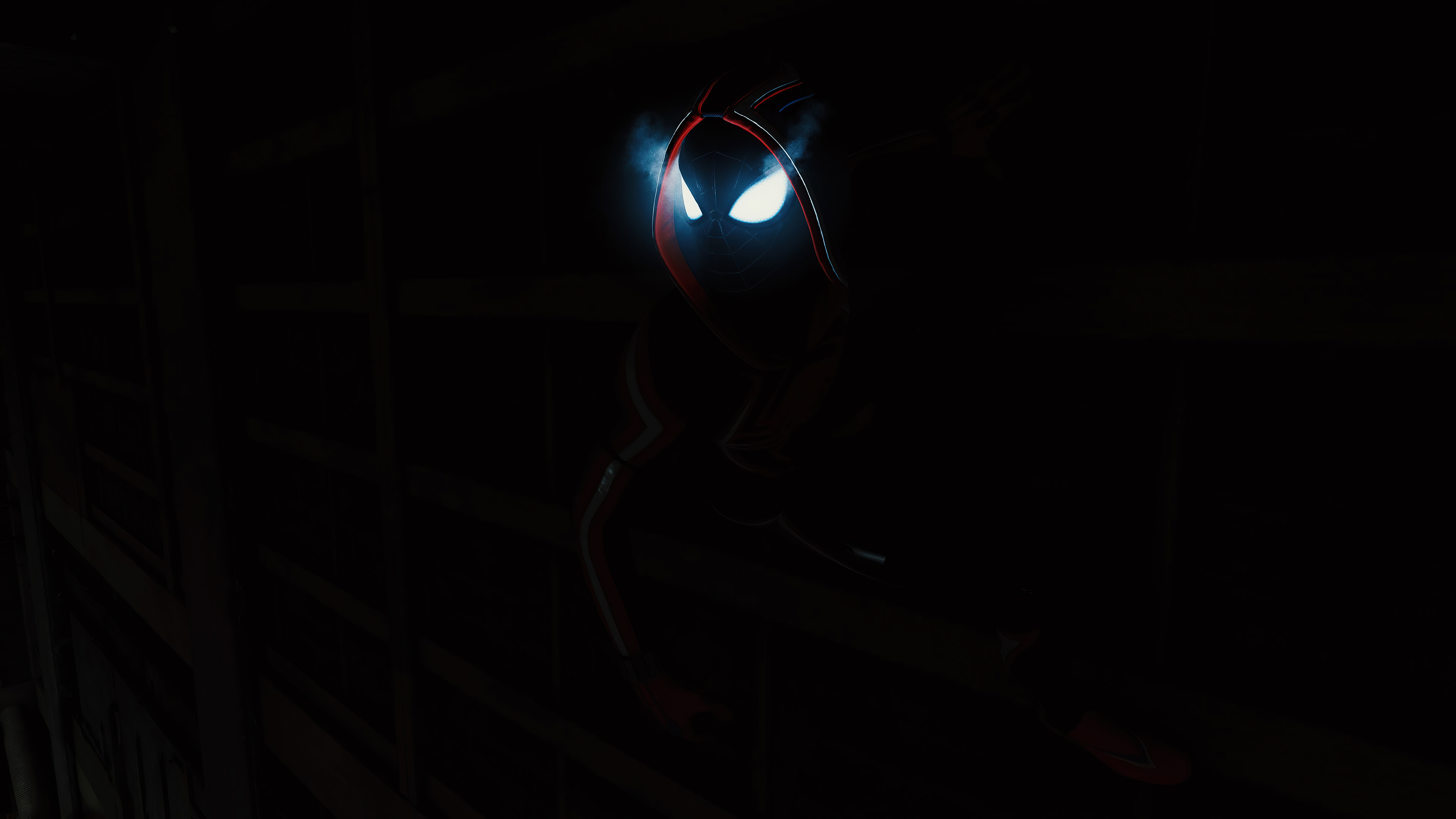 Spiderman Miles Morales Dark 4k, HD