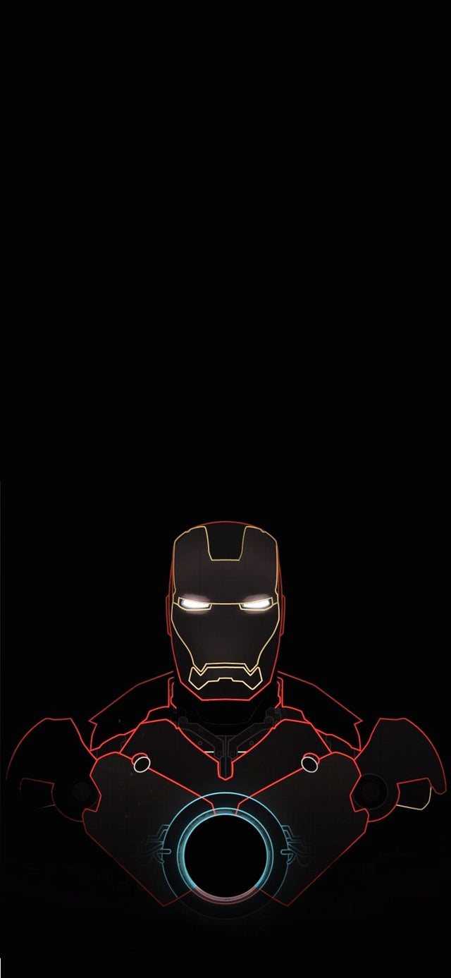 Can someone align this iron man lock screen wallpaper to the finger print scanner of the k 20 pro