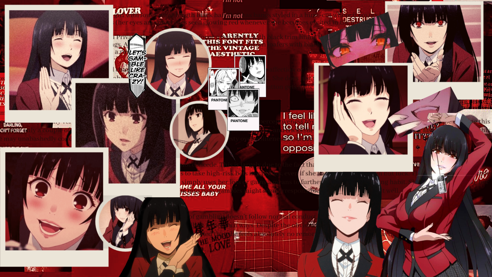 yumeko jabami kakegurui red desktop wallpaper. Cute laptop wallpaper, Cute couple wallpaper, Cute desktop wallpaper