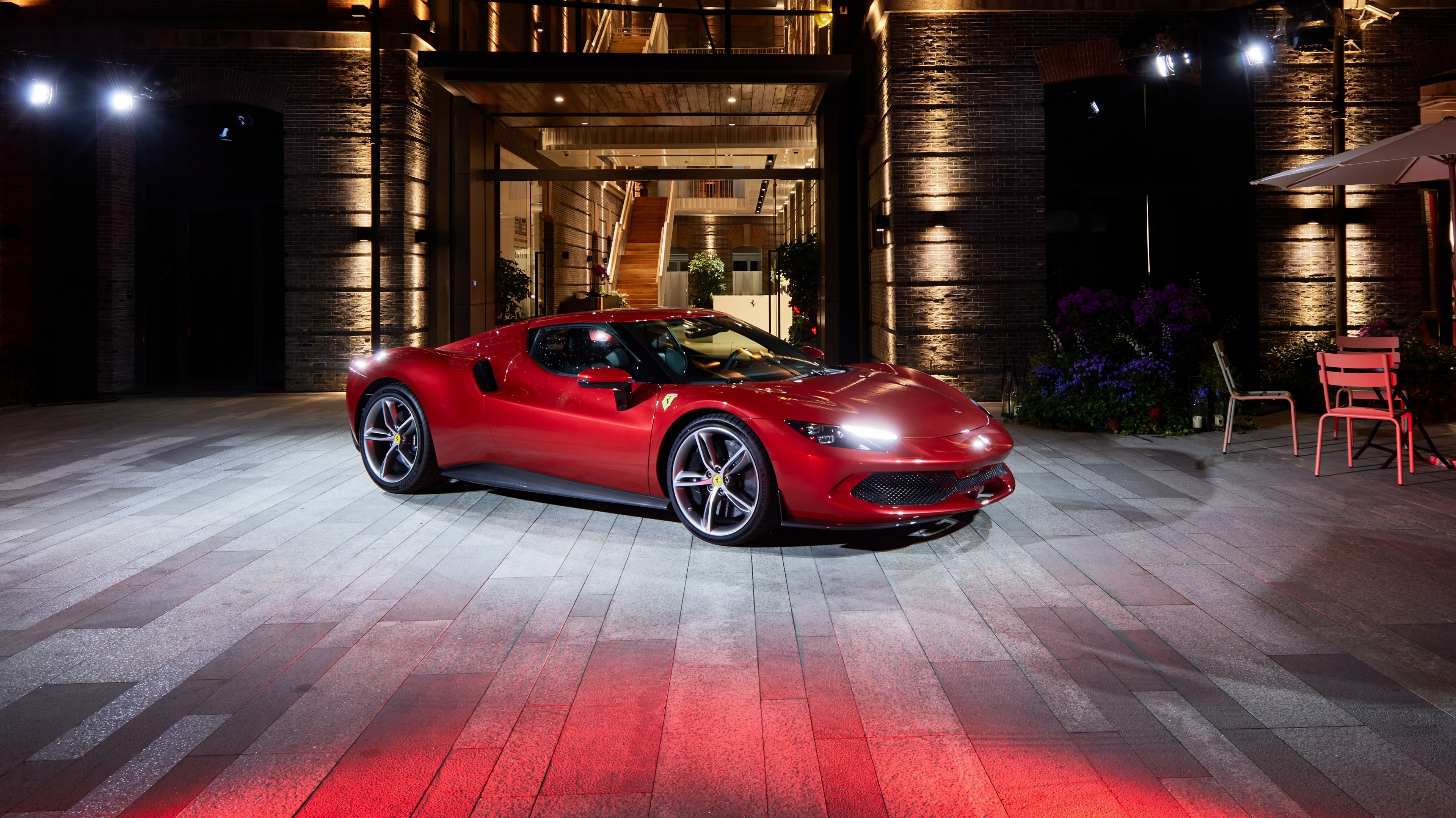 Ferrari 296 GTB HD Wallpaper and Background