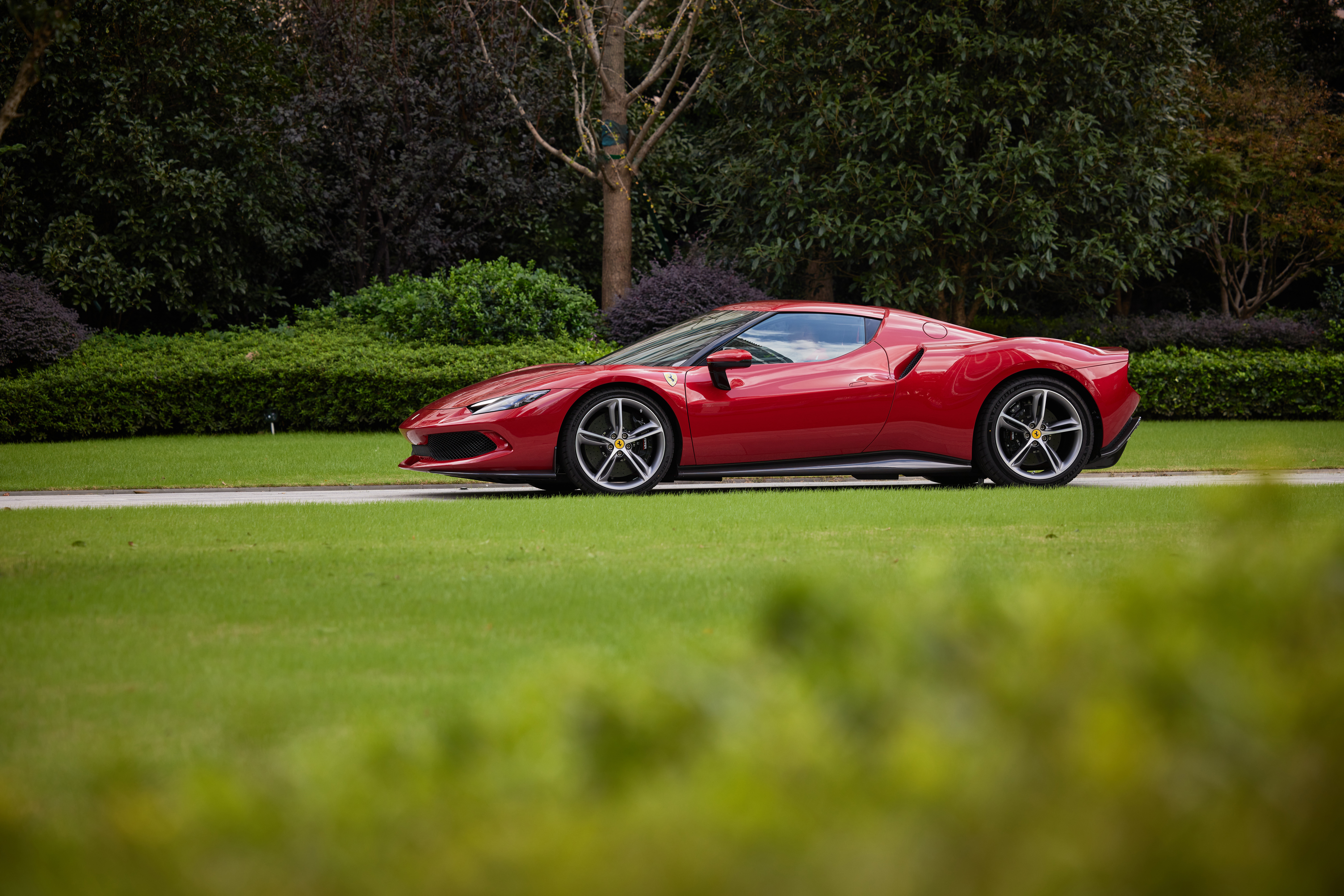Ferrari 296 GTB HD Wallpaper and Background