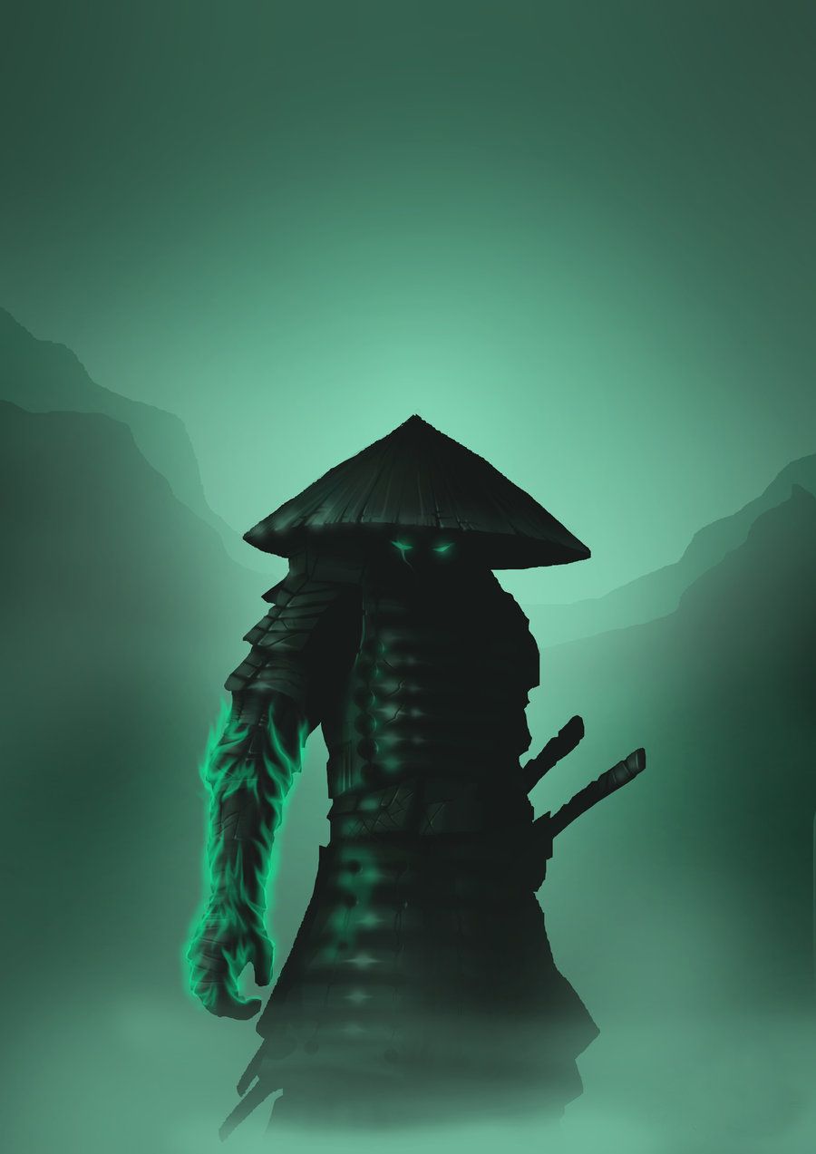 Green Samurai Wallpaper Free Green Samurai Background