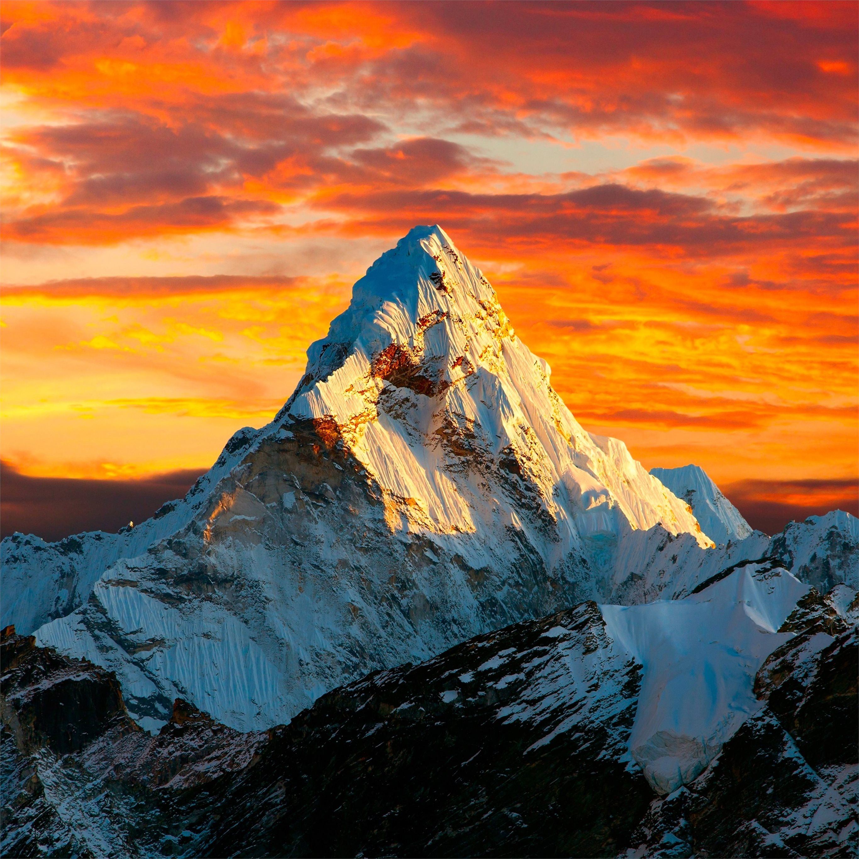 himalayas mountains landscape 4k iPad Pro Wallpaper Free Download