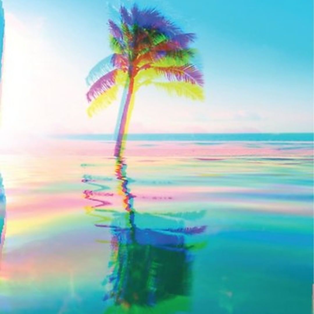Neon Sunset Style on Instagram: “Ｄｒｉｆｔ ａｗａｙ ぷたー. .. #aesthetic #synthwave #lofi #retrowave #chillwave #aesthetics #cyberp. Neon aesthetic, Vapor art, Palm trees