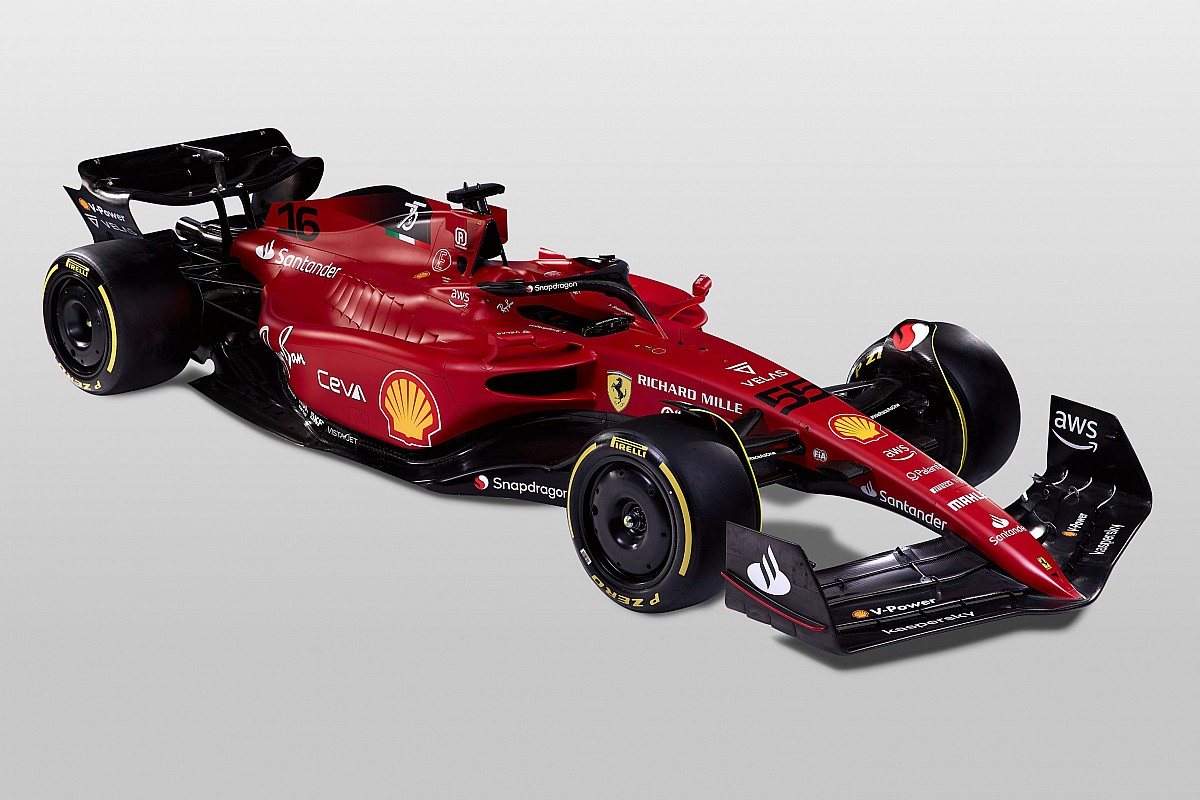 Ferrari Reveals New F1 75 Car For 2022 With Red And Black Livery