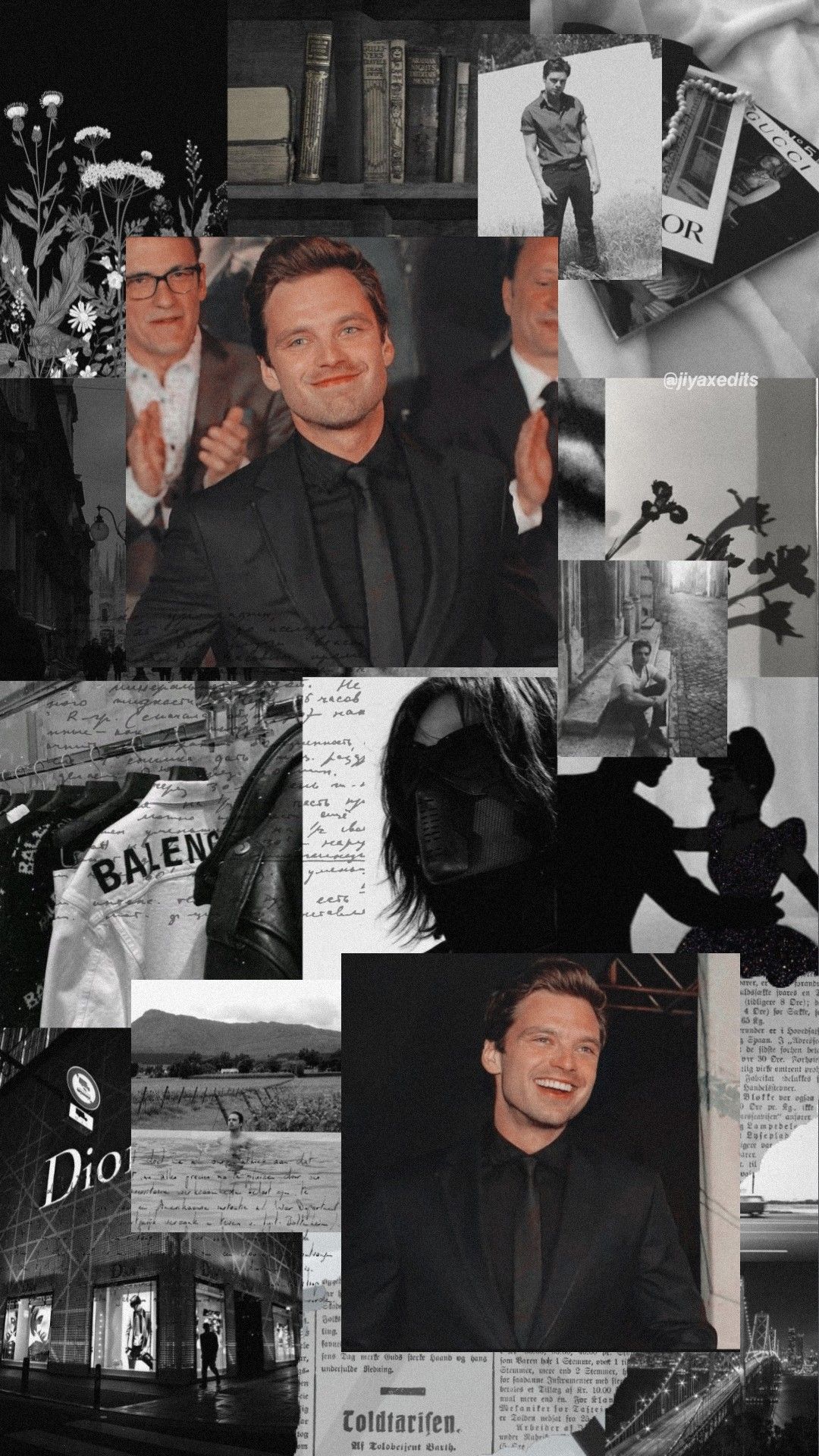 Sebastian Stan Collage Lockscreen. Bucky barnes marvel, Bucky barnes aesthetic, Marvel phone wallpaper