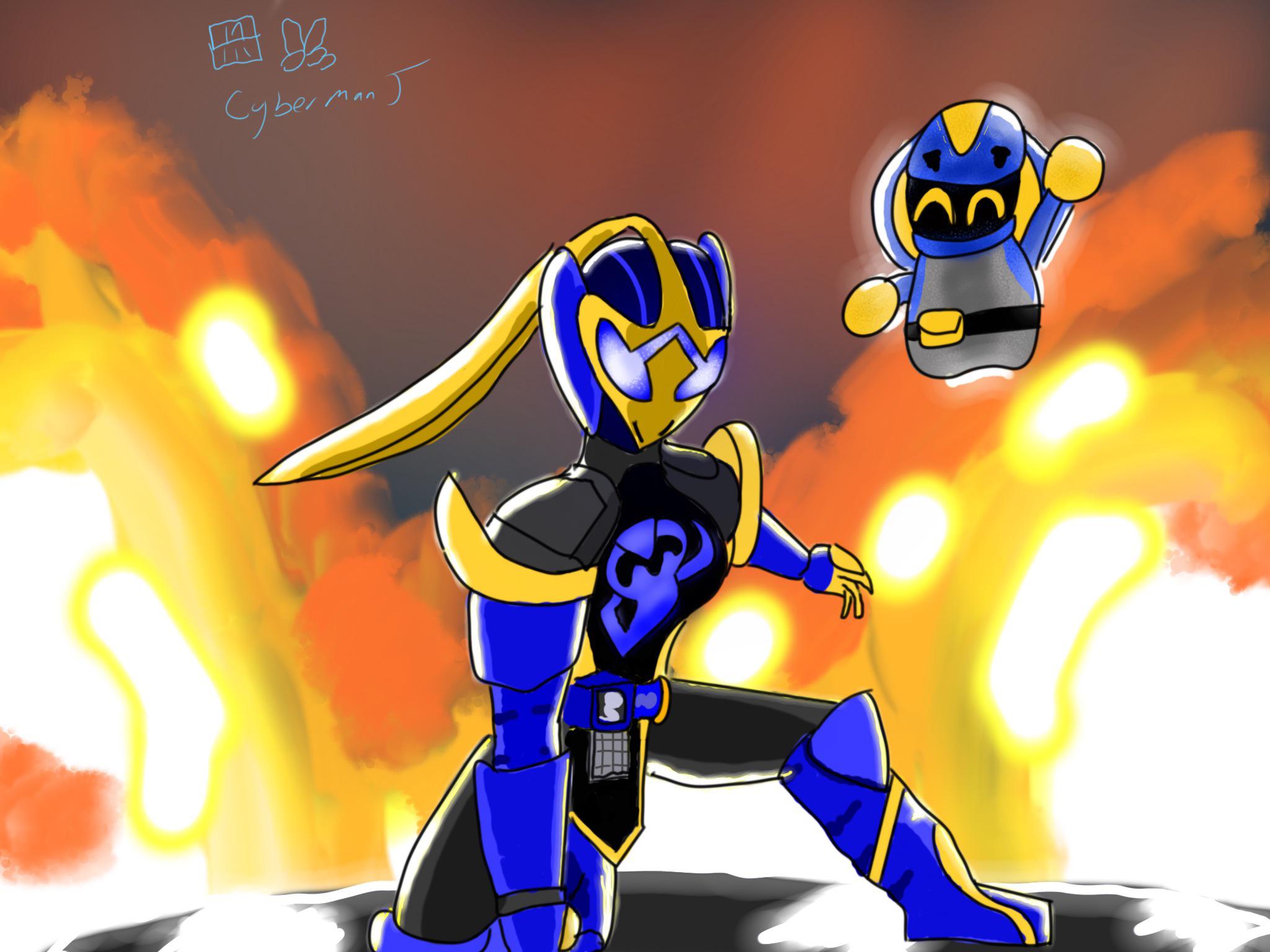 I decided to draw kamen rider Jeanne