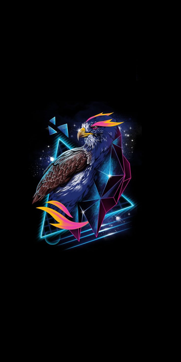 Neon Eagle Wallpapers - Wallpaper Cave