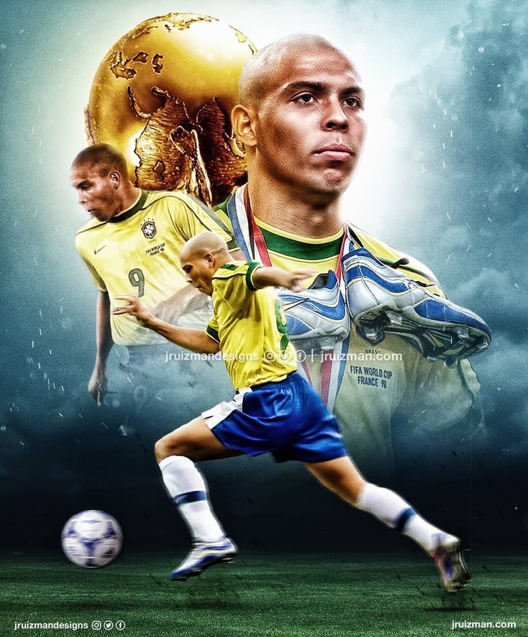 HR Designs on Twitter:, ronaldo r9 HD phone wallpaper | Pxfuel