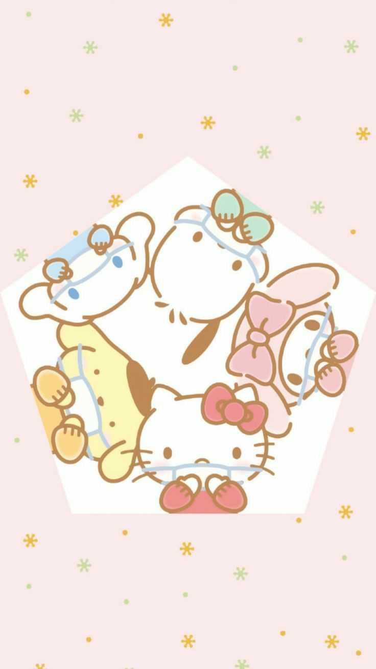 Sanrio Wallpaper Discover more Accessories, Cute, Japanese, Sanrio, School wallpaper.. Sanrio wallpaper, Hello kitty picture, Sanrio hello kitty