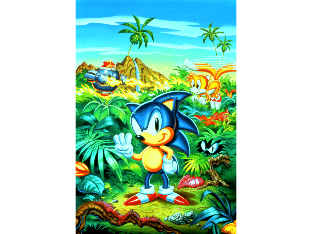Where I can find this Sonic the Hedgehog 3 box art without text in better quality?